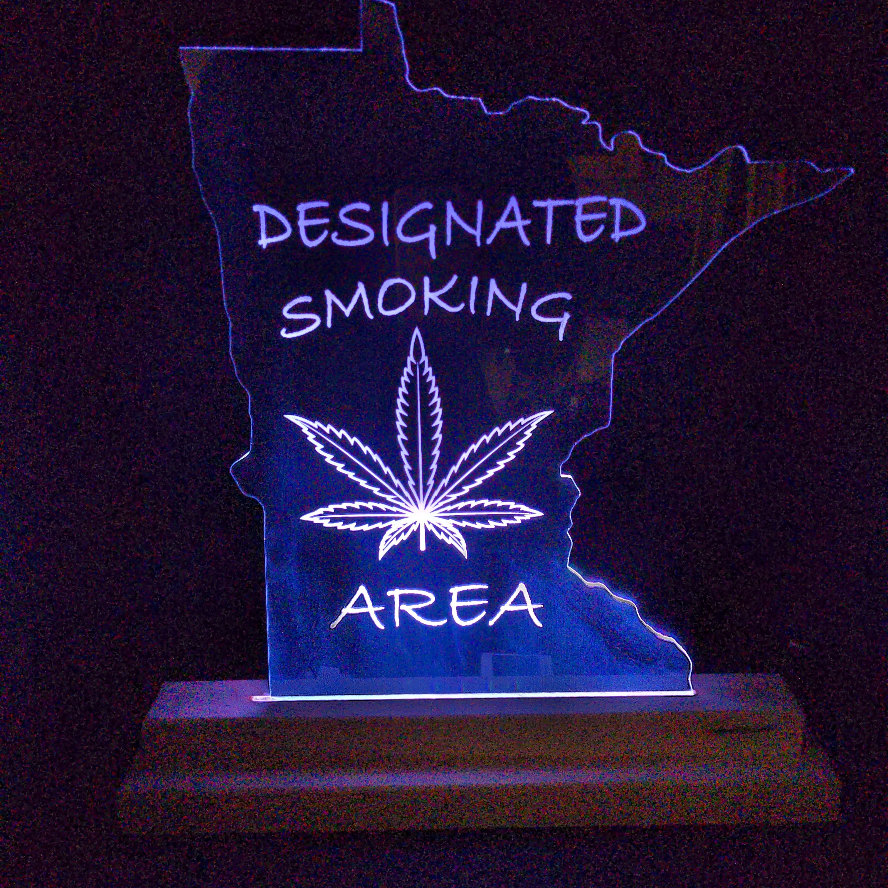 Designated Smoking Area (standard LED)