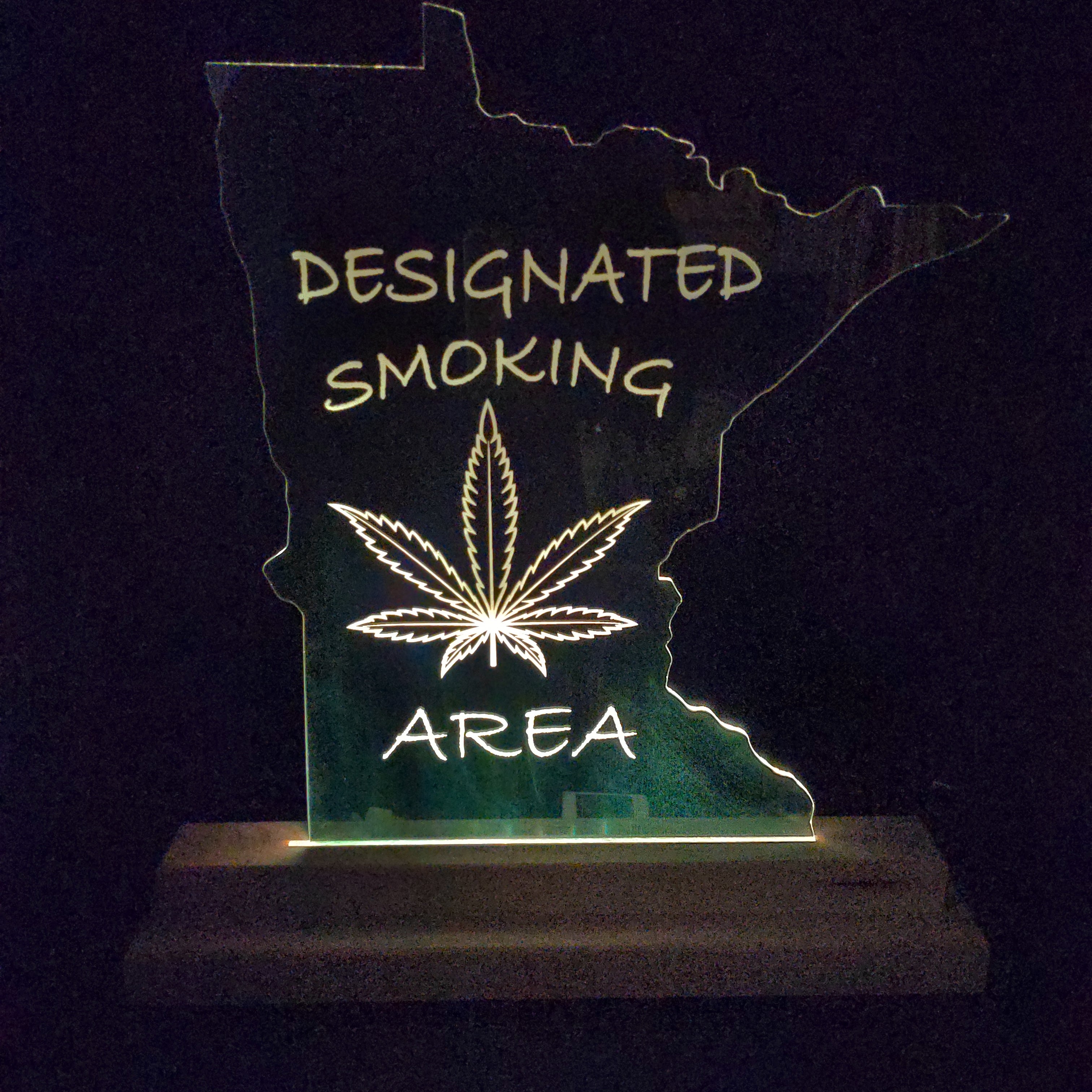 Designated Smoking Area (standard LED)