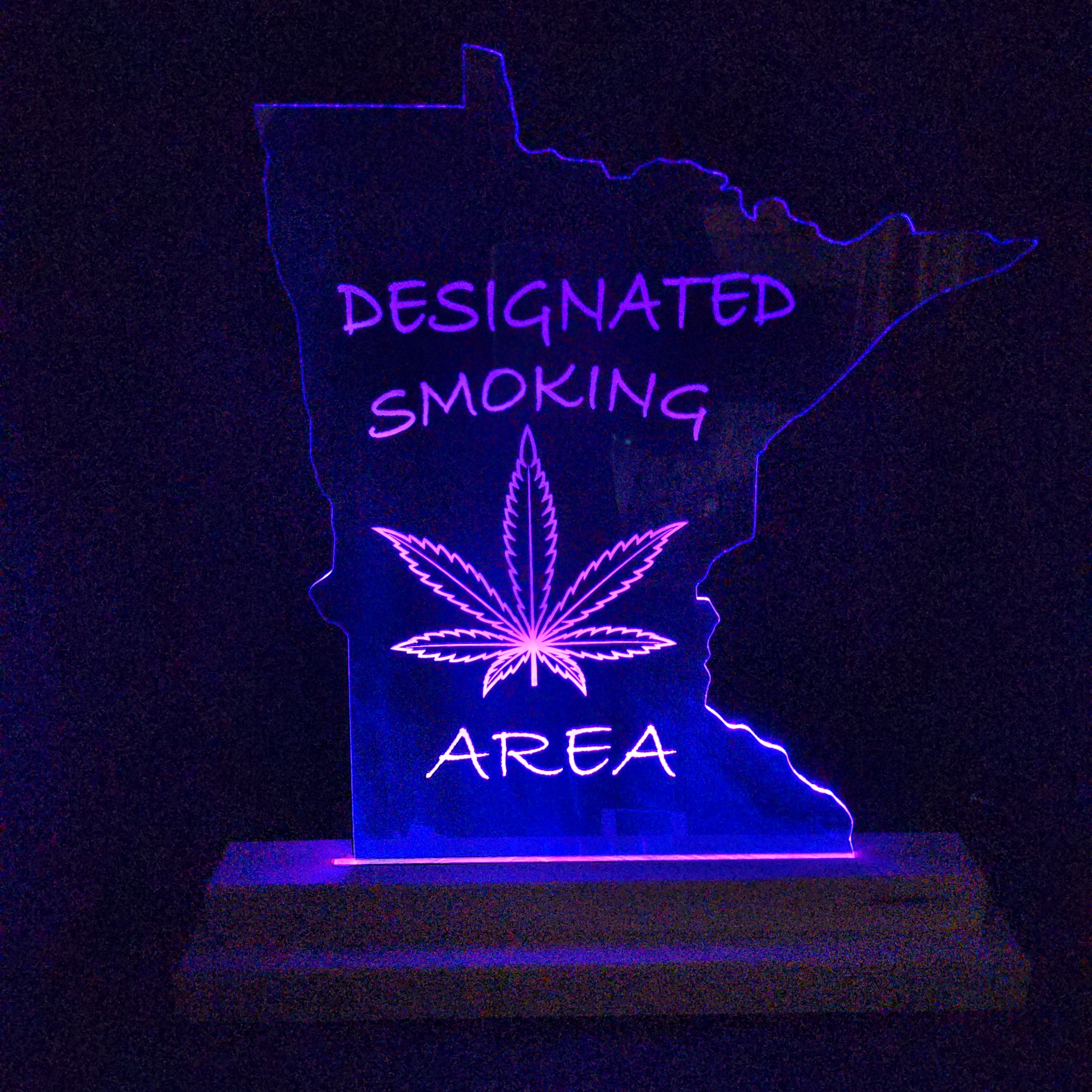 Designated Smoking Area (standard LED)