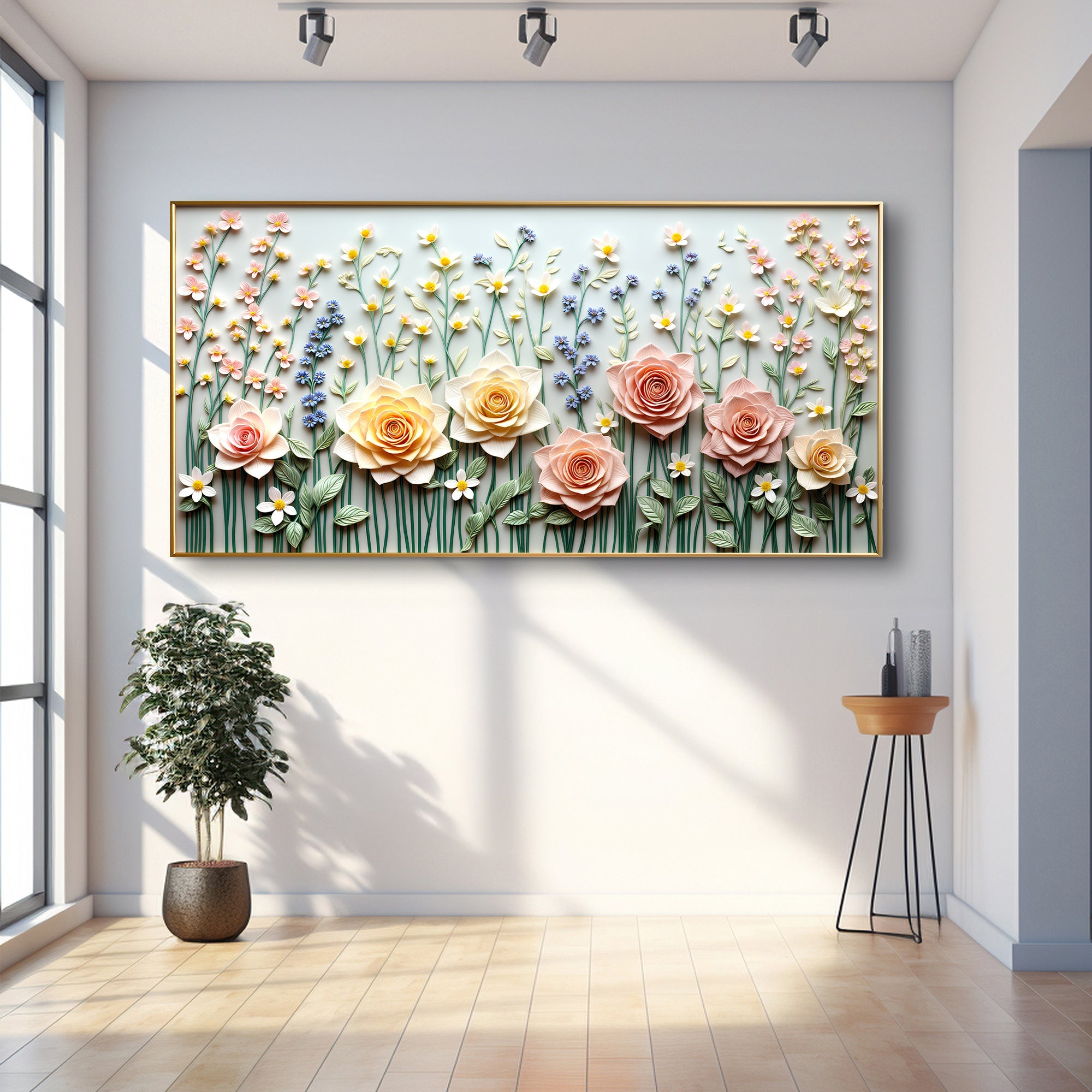 Garden Rhapsody Impasto Wall Art