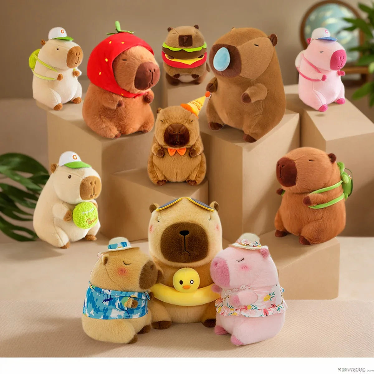 12-32cm Capybara Plush Simulation