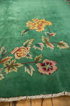 8x9.5 Vintage Nichols Art Deco Carpet