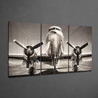 Plane Mega Glass Wall Art